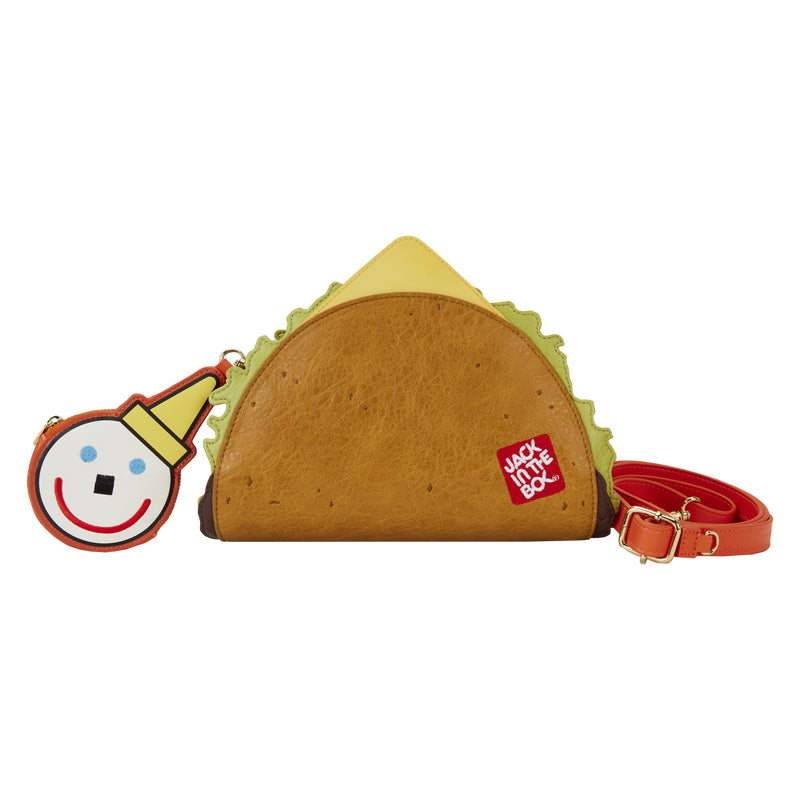Jack in the Box Late Night Taco Crossbody Bag With Coin Bag